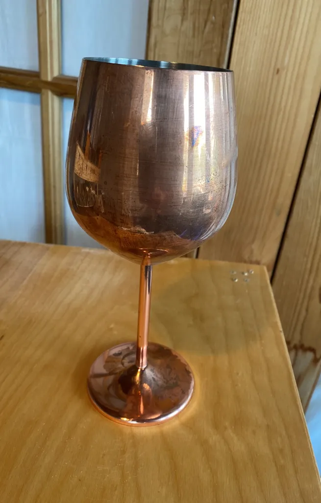 Copper Wine Glass photo 1