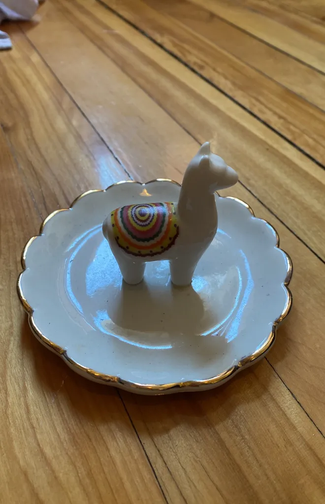 Llama Ring / Jewelry Holder photo 1
