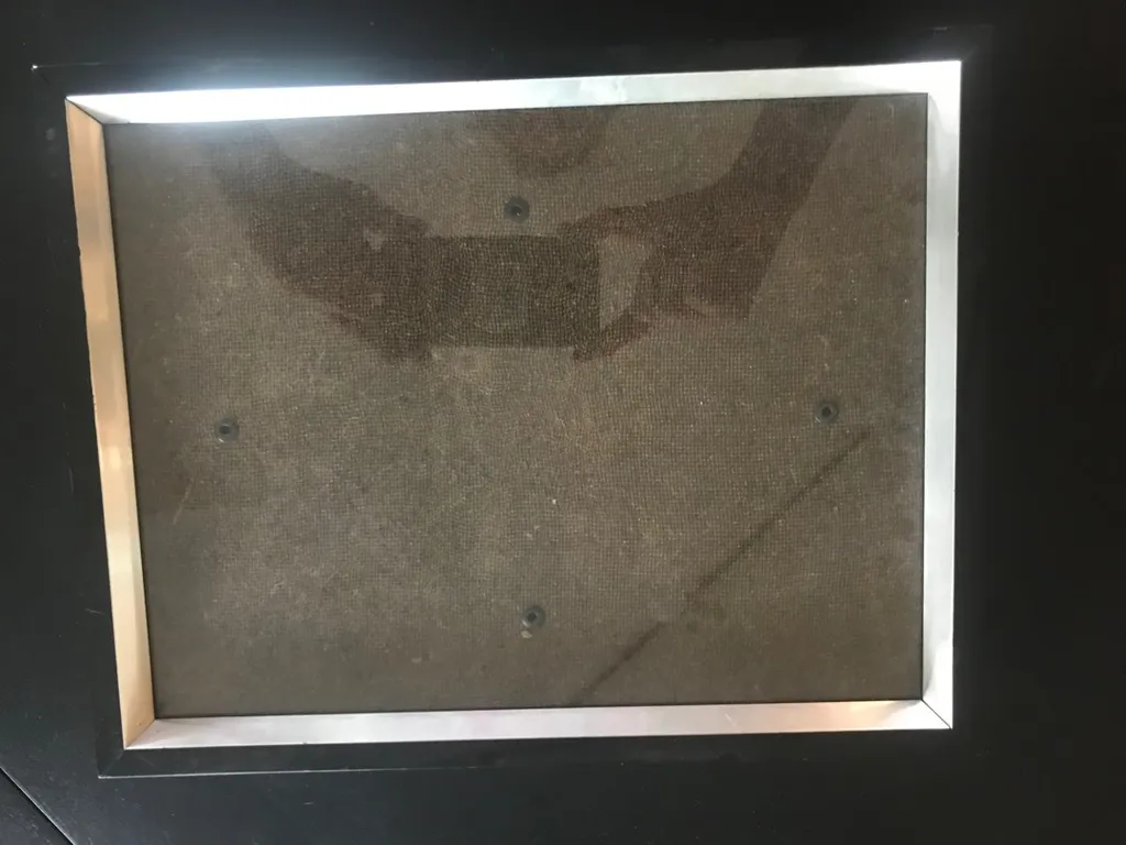 Silver And Glass Picture Frame 8 x 10 photo 1