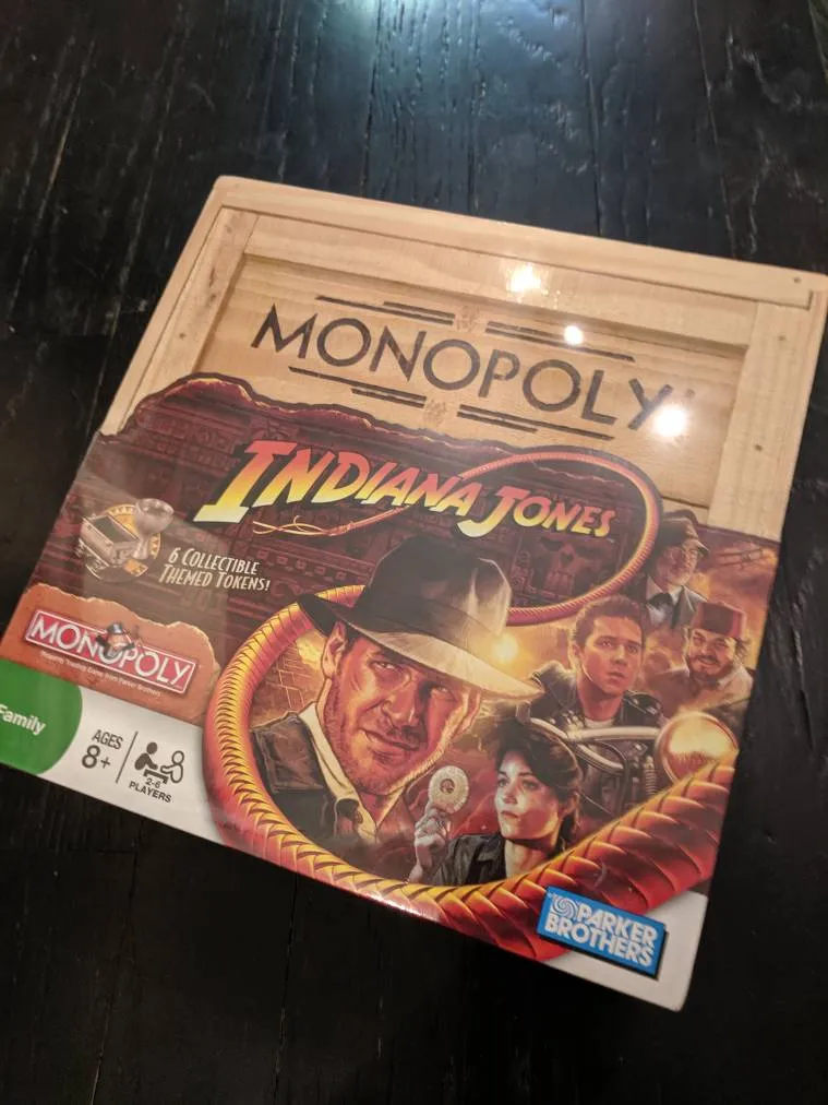 Indiana Jones Monopoly Board Game photo 1