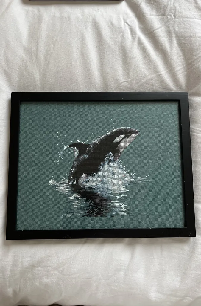 Whale Needlepoint photo 1