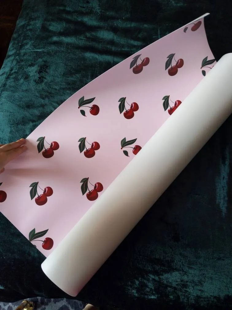 Cherry Peel & Stick Wallpaper photo 1