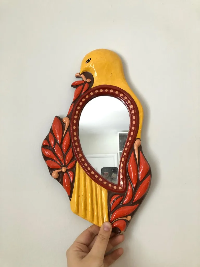 Cute Folk Art Mirror photo 1