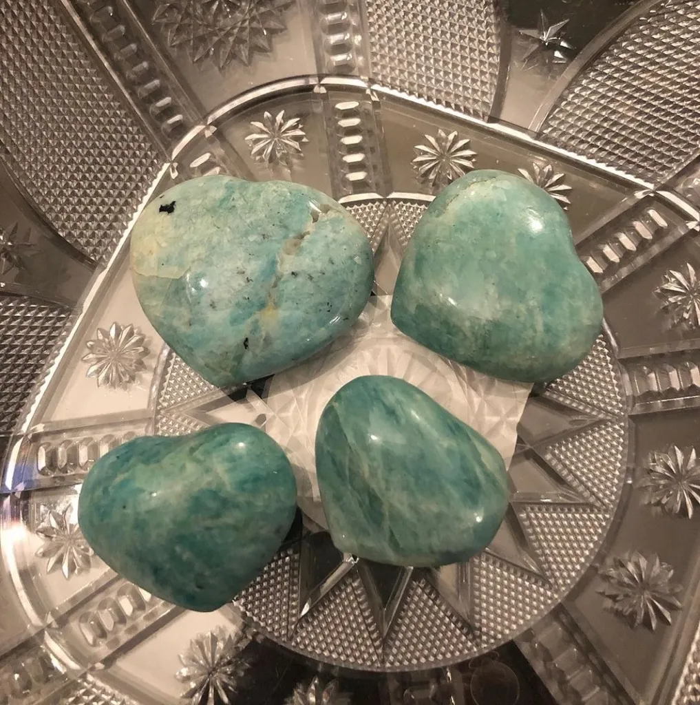 Amazonite Hearts photo 1