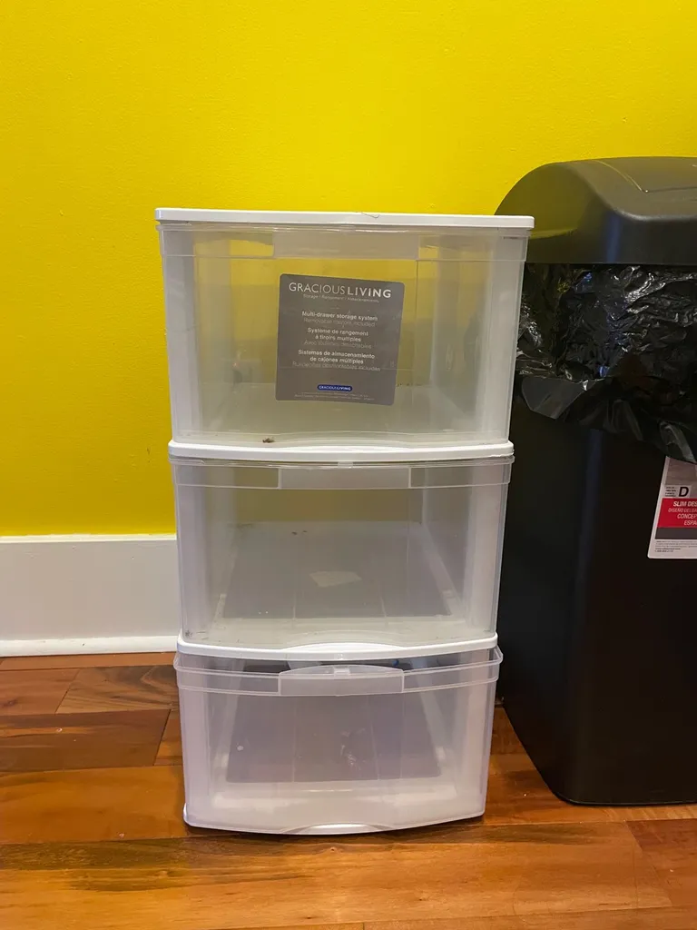 3 Drawer Plastic Set photo 1