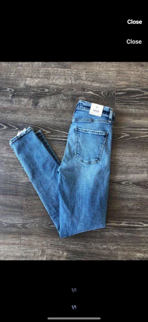 Brand New Agolde Sophie High Rise Skinny Beyond Jean photo 1