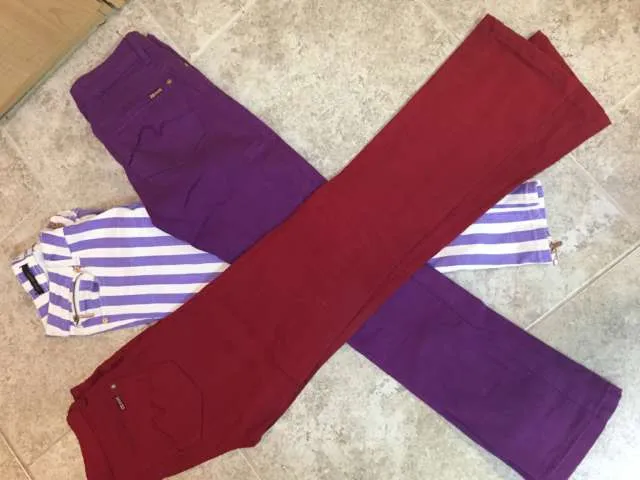 Summer coloured Jean pants photo 1