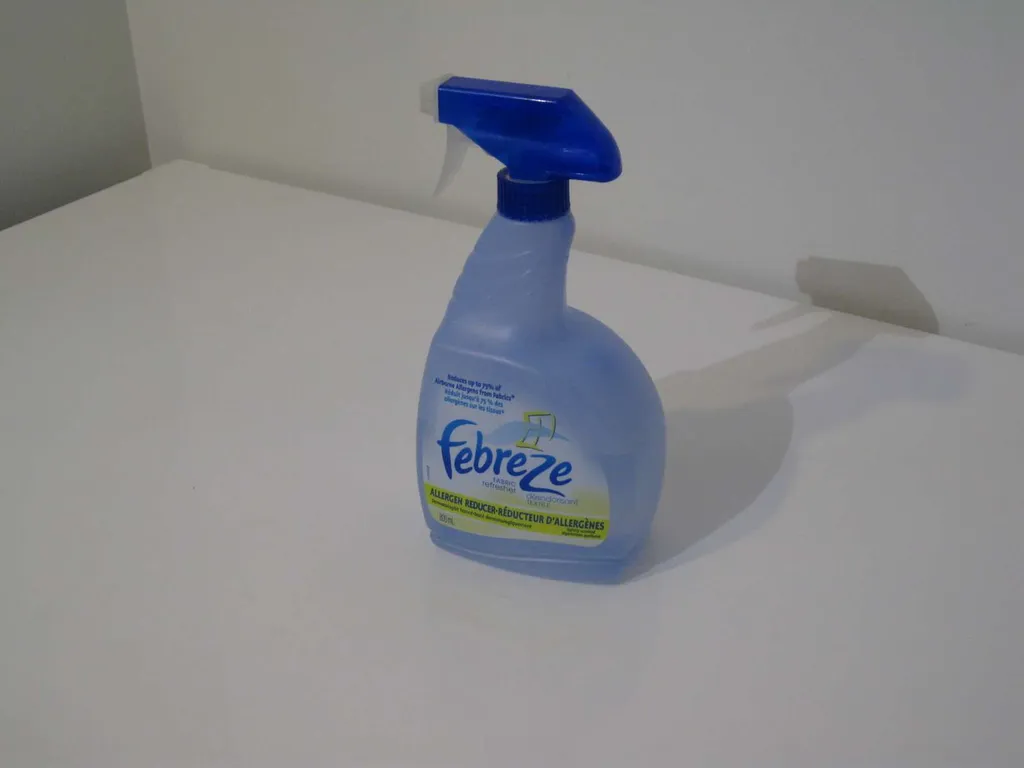 Febreze half bottle left photo 1