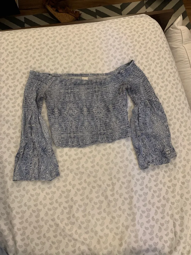 Garage Off The Shoulder Top photo 1