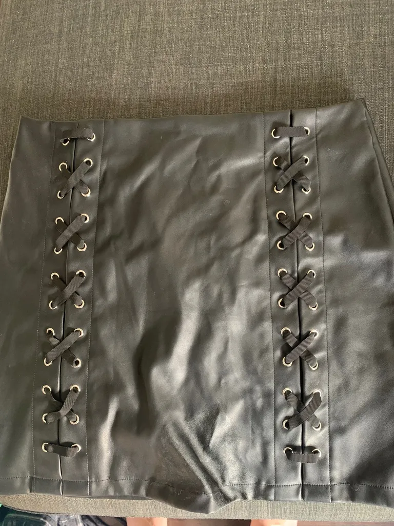 Re-BUNZ Black Pleather Skirt photo 1