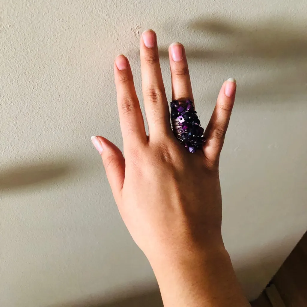 Purple Mohawk Ring photo 1