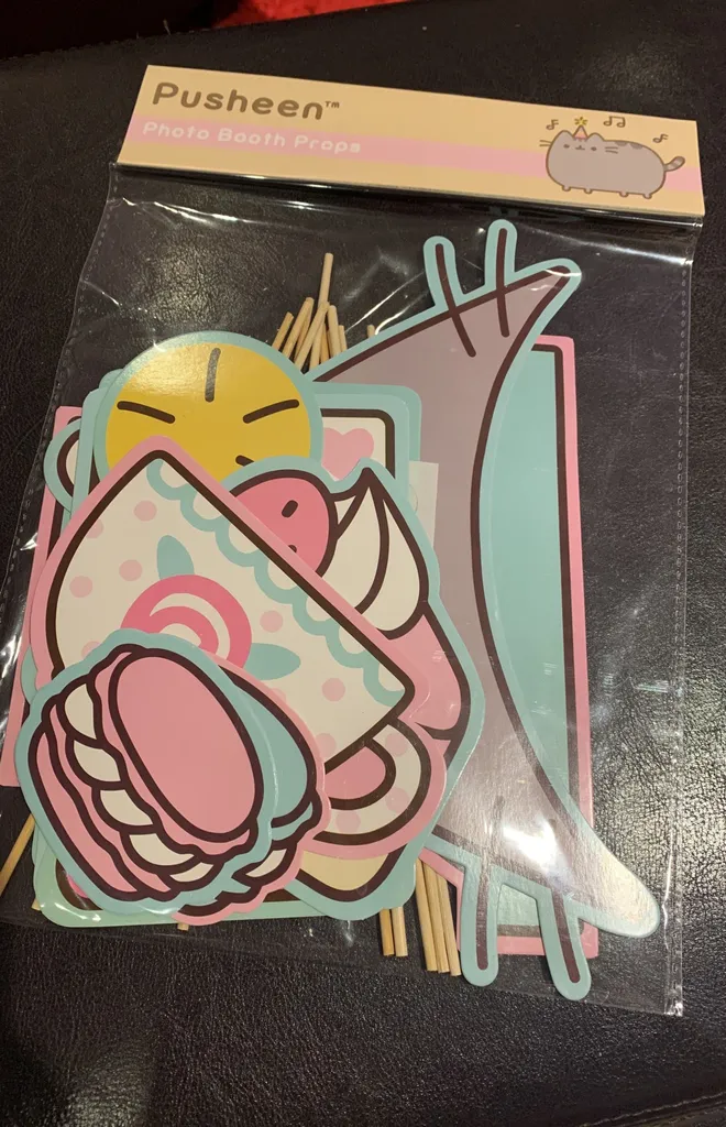 Pusheen photo booth props photo 1