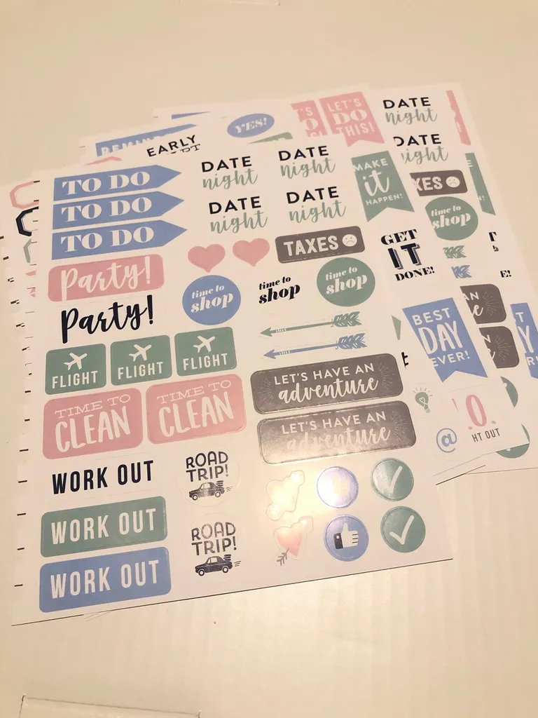 🔴🔵 FREE WITH TRADE Stickers For Planner 🔵🔴 photo 1