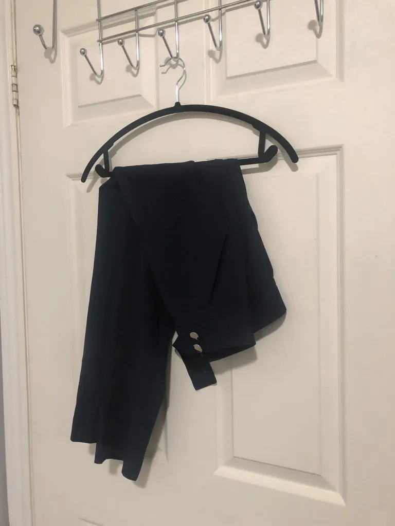 Navy Dress Pants H&M Size 4 photo 1