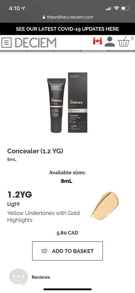 The Ordinary Concealer photo 1