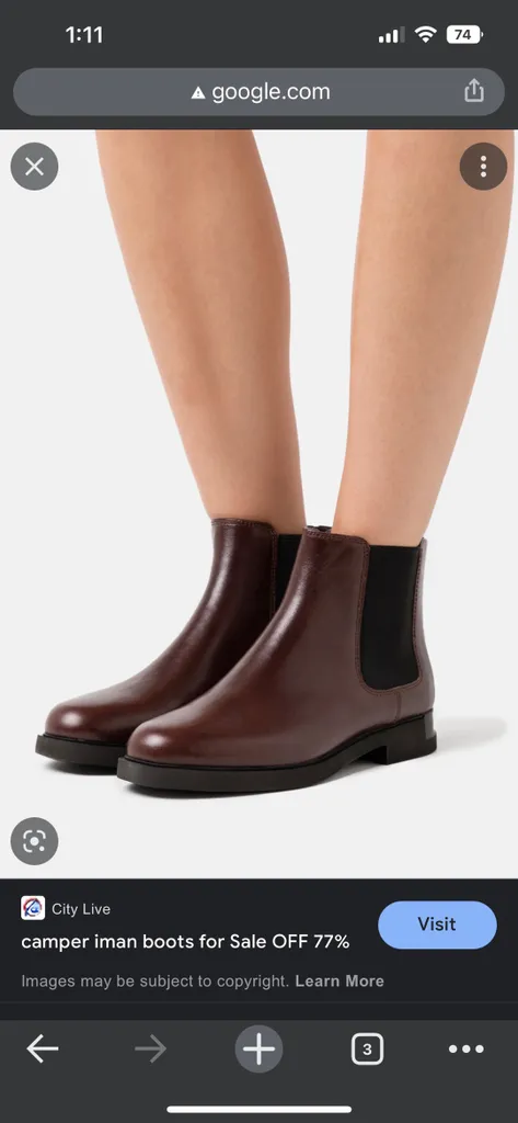 Camper Brand Leather Boot photo 1