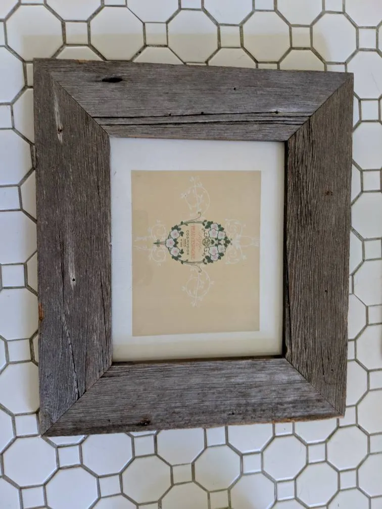 Frame With Vintage French Soap Wrapper photo 1