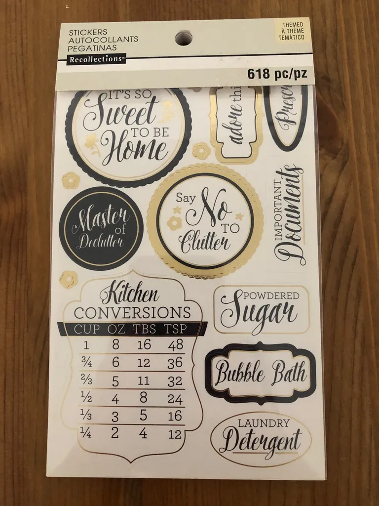 Organizational Home Sticker Book photo 1