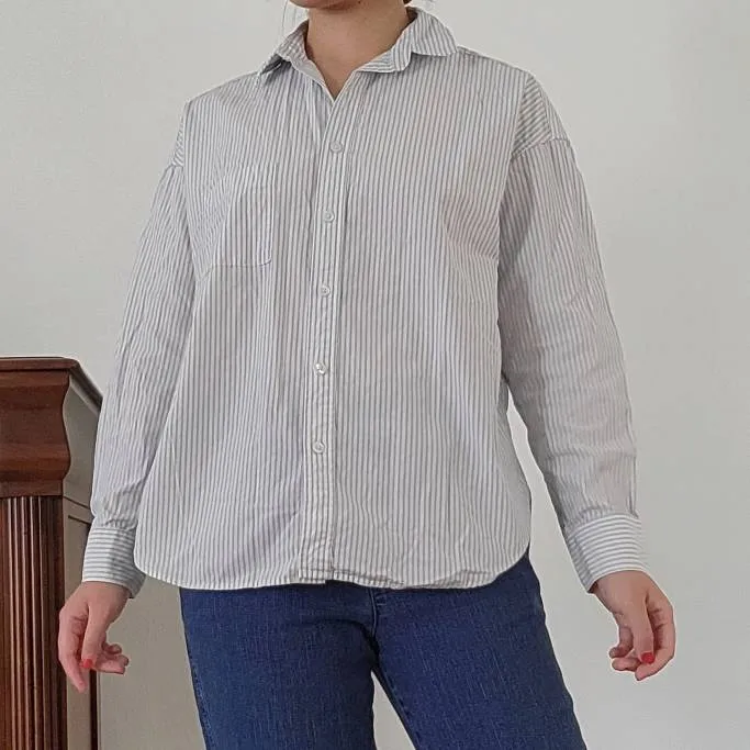 Pinstripe blouse photo 1