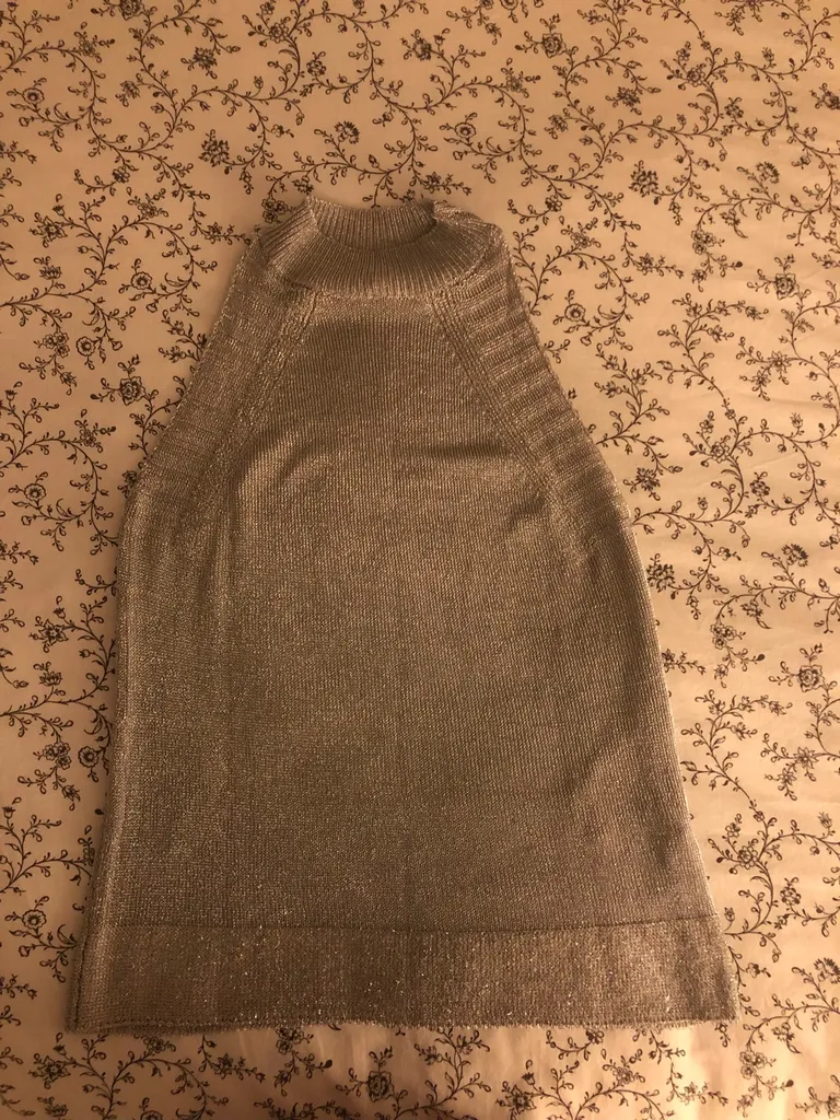 BNWOT Topshop Glittery Halter Neck (XS) photo 1