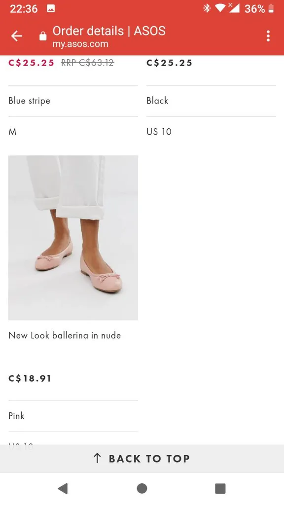 ASOS Ballerina Flats In Nude photo 1