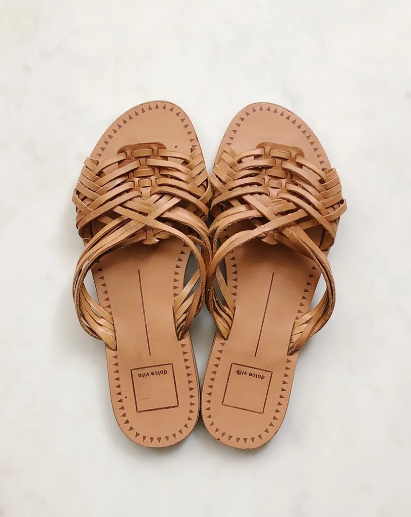 Leather Slide Sandals photo 1
