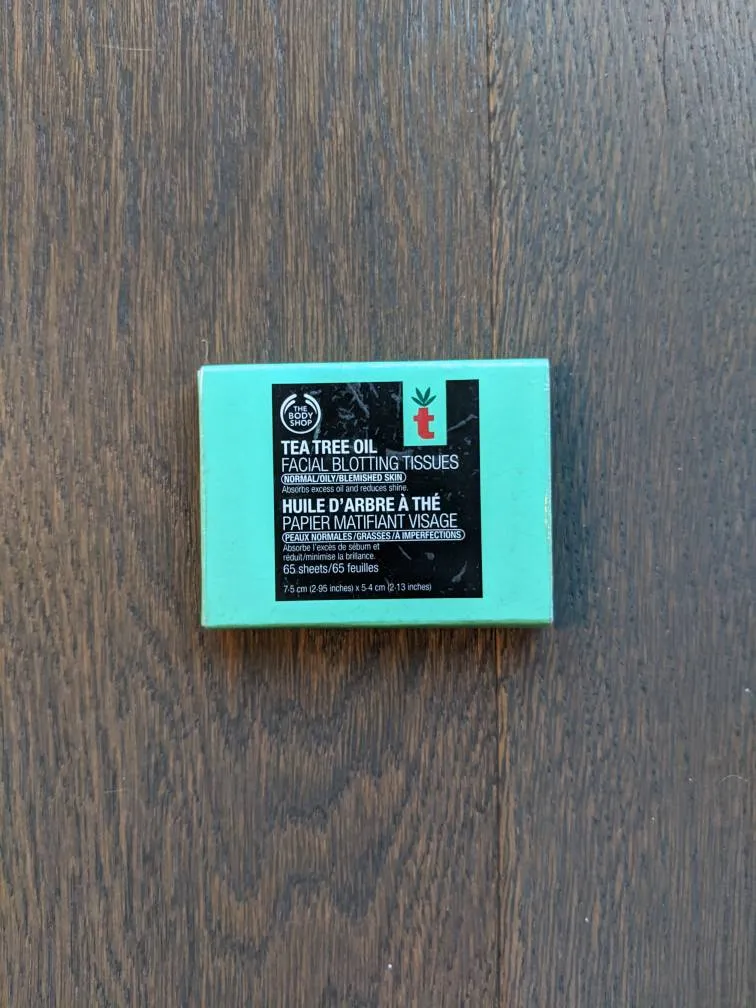 The Body Shop Tea Tree Oil Facial Blotting Tissue photo 1