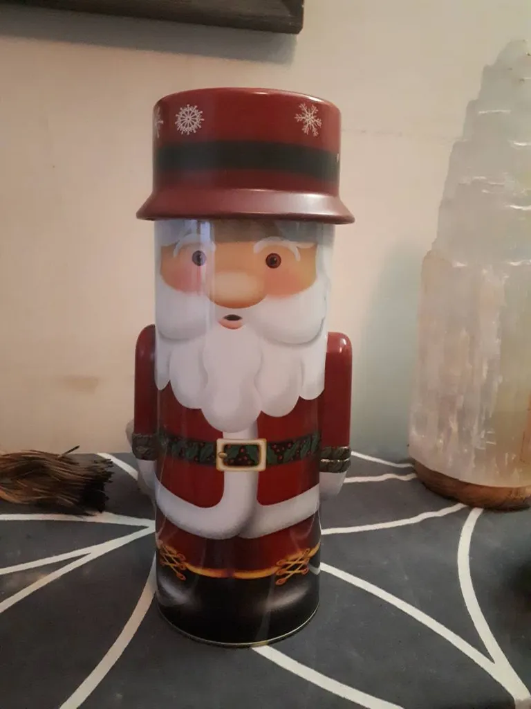 Santa-Shaped Tin photo 1