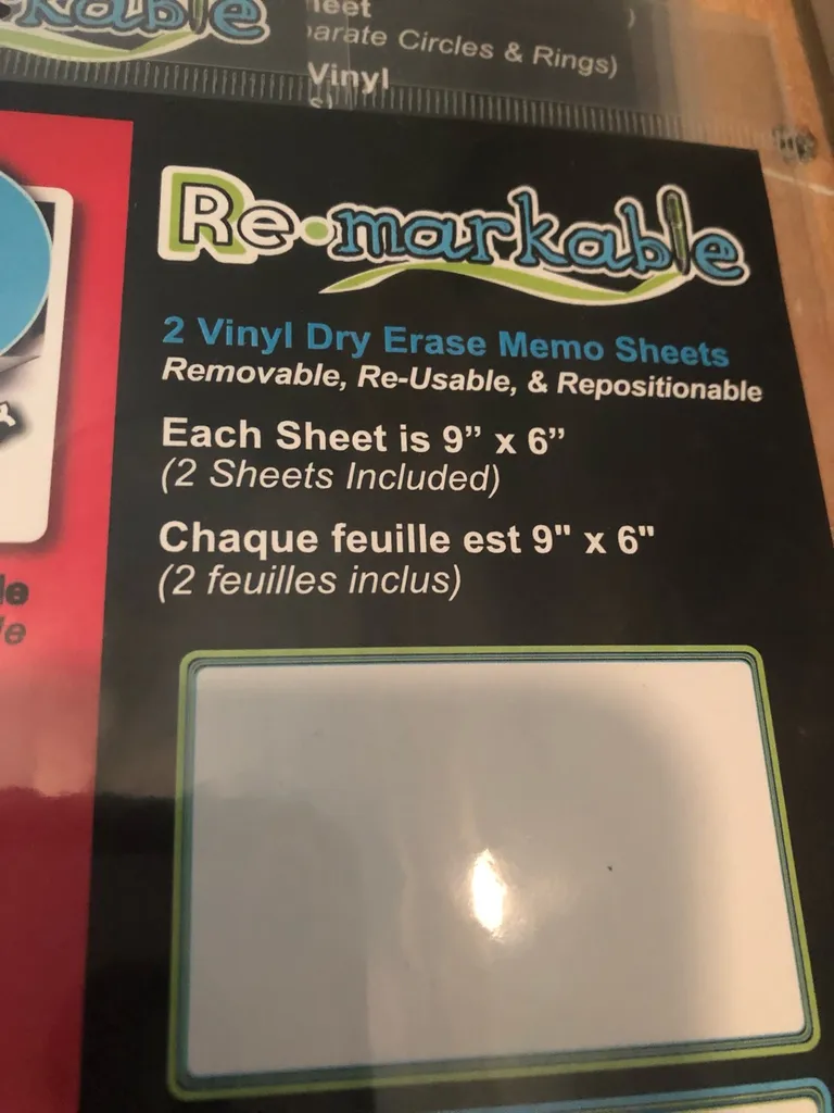 Re Markable Memo Sheets photo 1