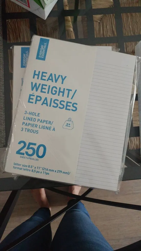 500  3 Hole Lined Paper photo 1