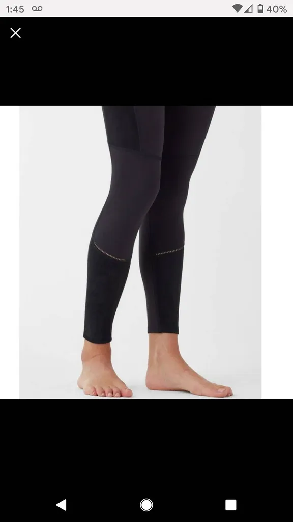 Splendid Yoga Suede Panel Legging photo 1