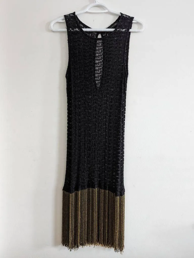 Zara Dress With Beaded Bottom photo 1