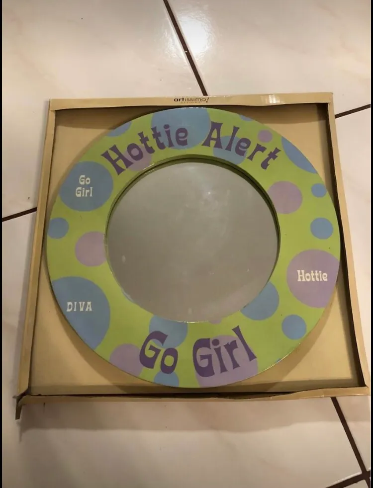 NEW Girls Circle Mirror photo 1