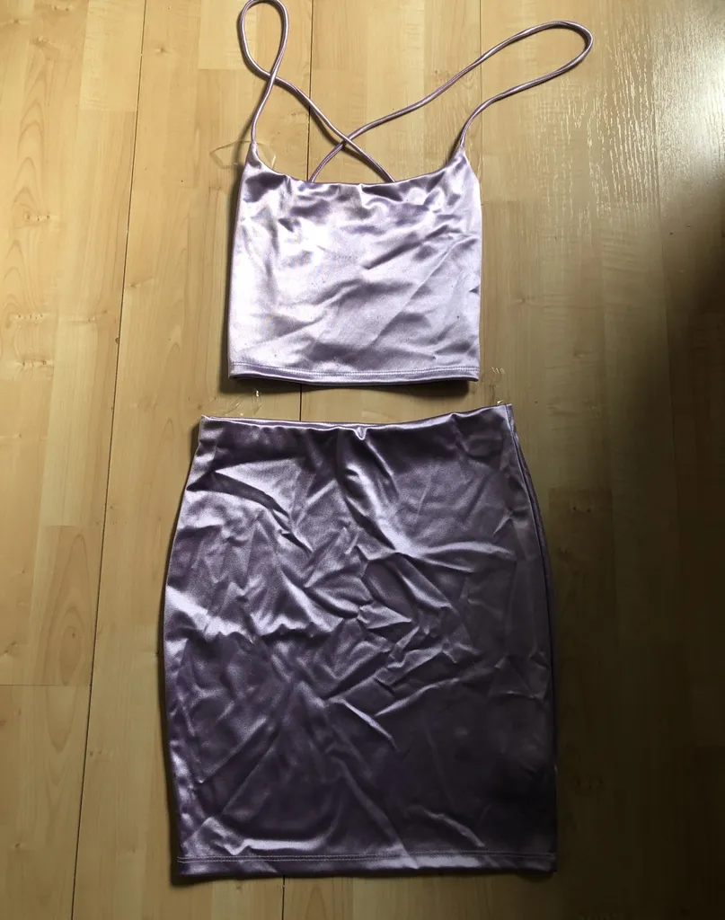 Purple Skirt And Top Outfit photo 1