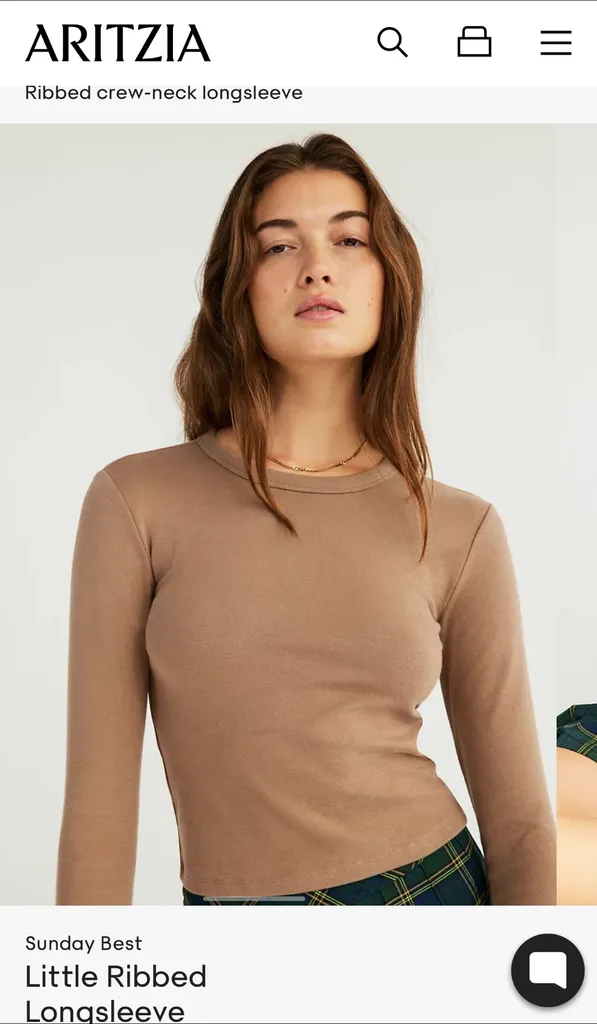 Aritzia Longsleeve Tee photo 1