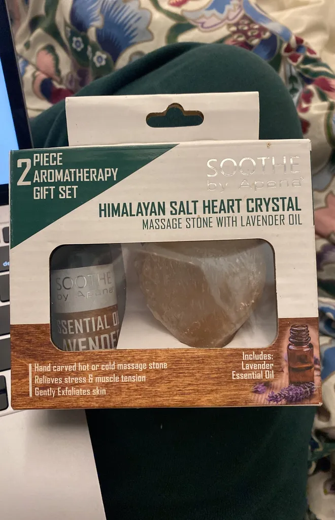 Himalayan Salt Crystal Massage Stone photo 1