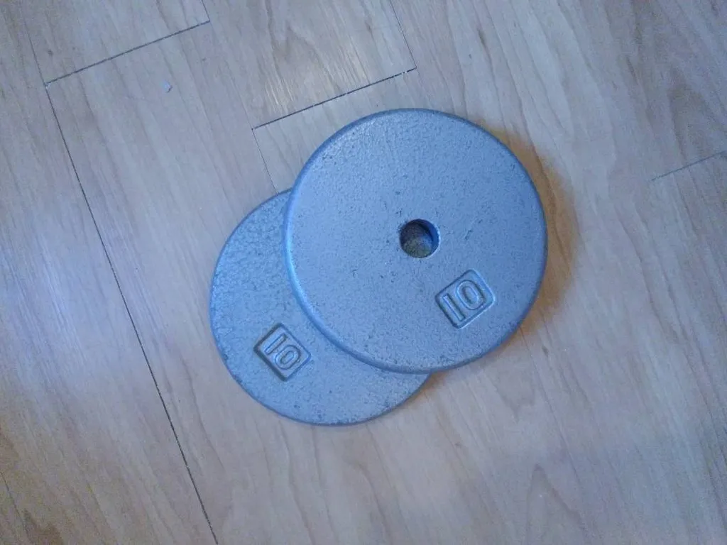 2 10lb Circle Weights photo 1