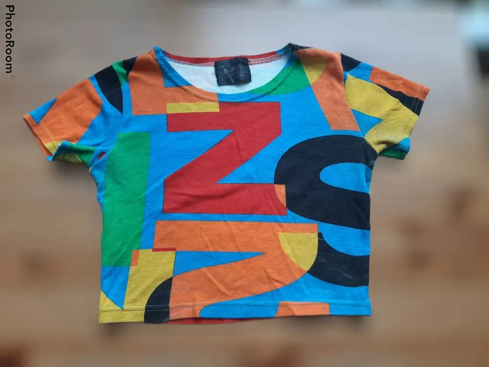 Vintage 90s Designer Crop Top photo 1