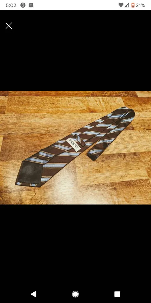 Balmain Silk Tie photo 1