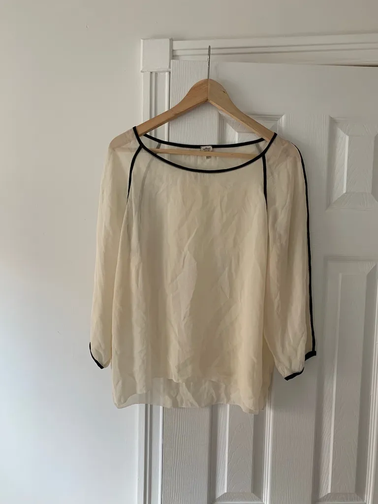 Wilfred Blouse 100% Silk photo 1