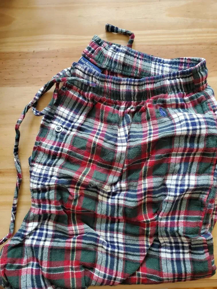 Polo Pajama Pants With Pockets photo 1