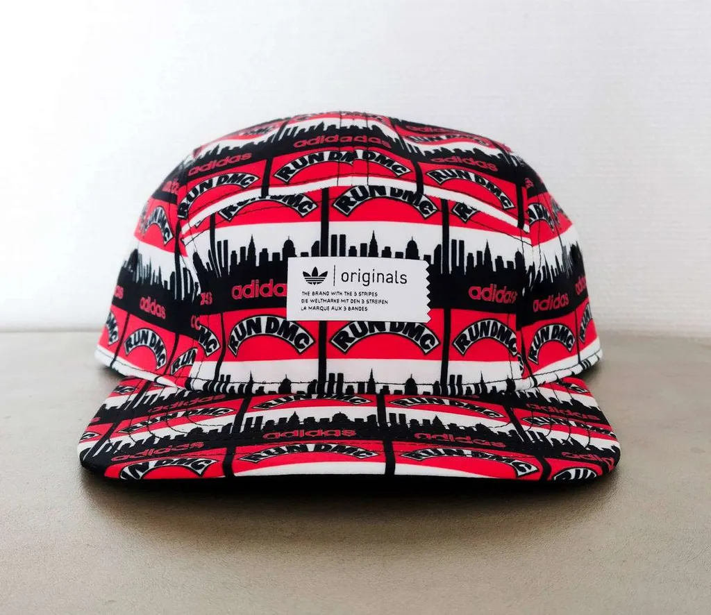 Adidas x Run DMC NYC Skyline 5 Panel Cap Mint! photo 1