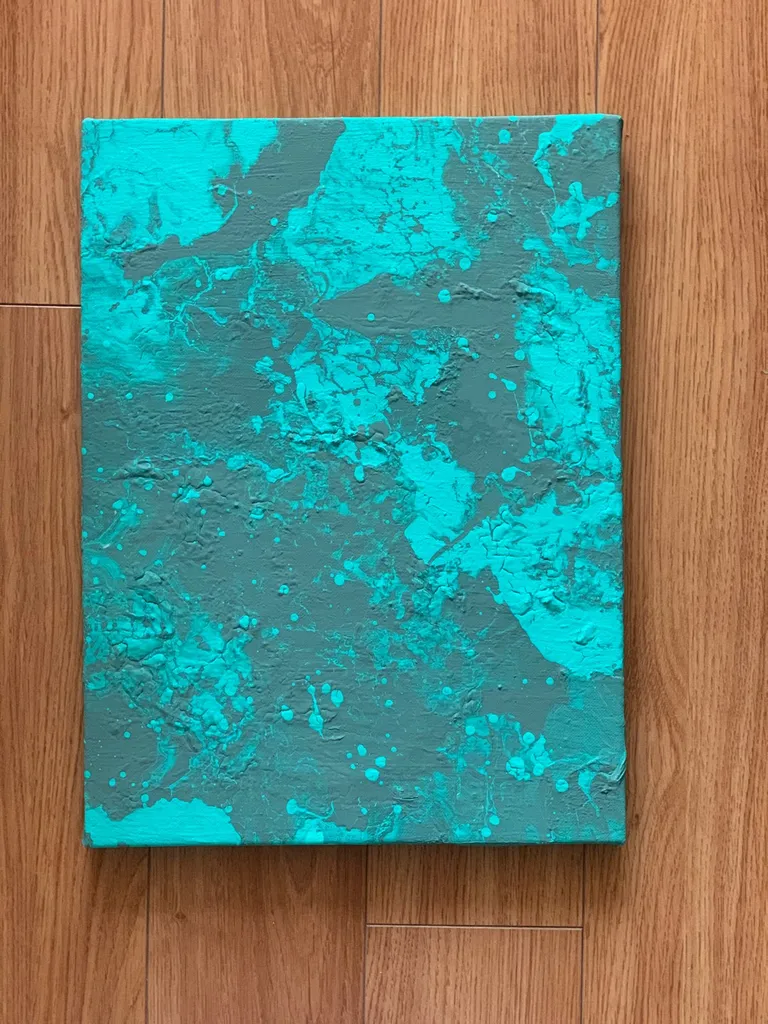 Abstract Art - Acrylic On Canvas photo 1