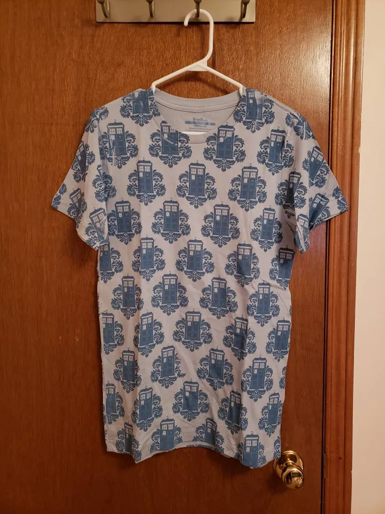 Threadless Doctor Who "TARDamask" Tee photo 1