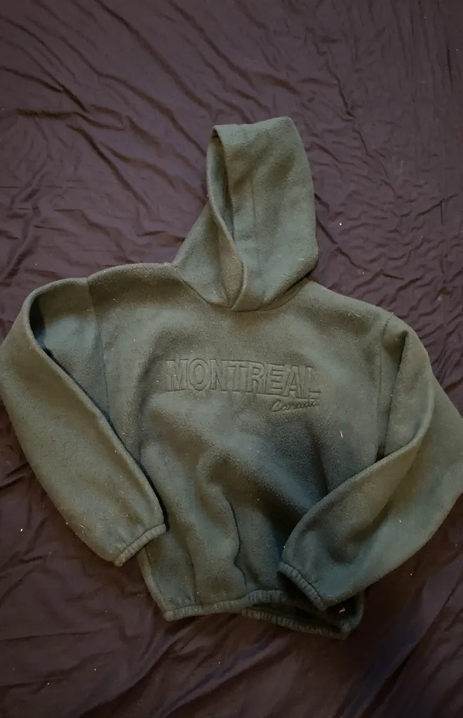 Cropped Montreal Fleece Hoodie photo 1