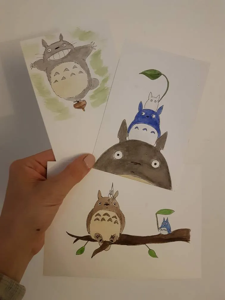 Totoro Watercolour photo 1