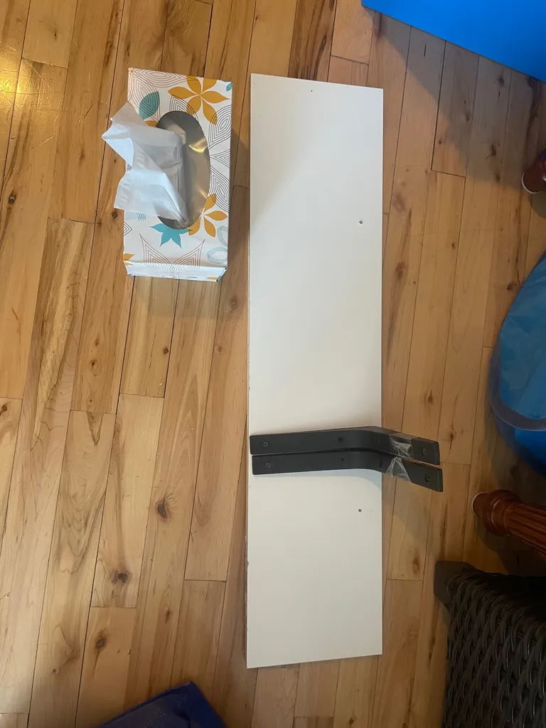 White IKEA Bookshelf photo 1