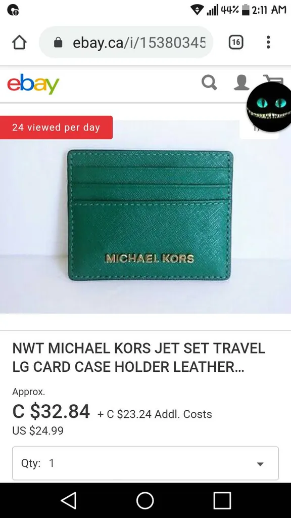 Micheal Kors Card Holder photo 1