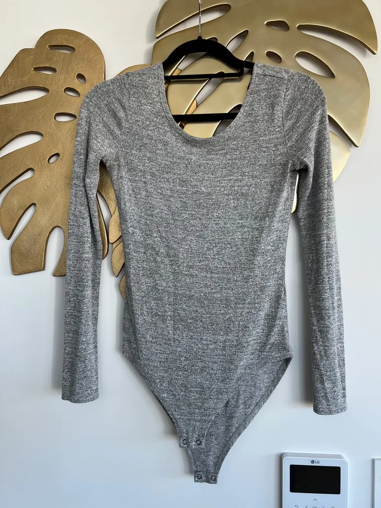 Heather Grey Bodysuit photo 1