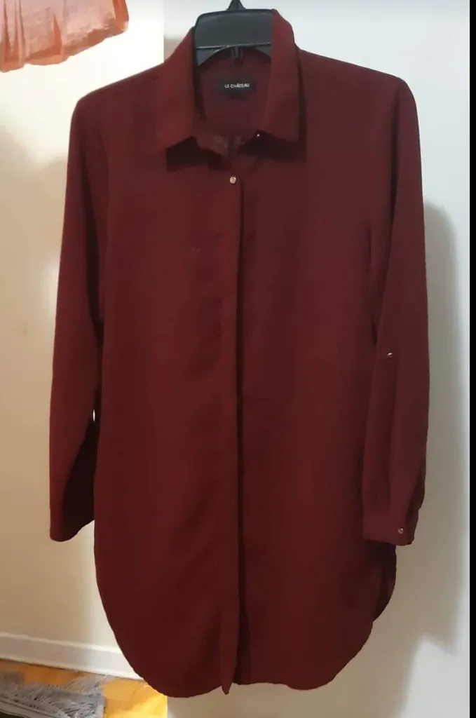 Le Chateau Button Down Shirt Dress photo 1